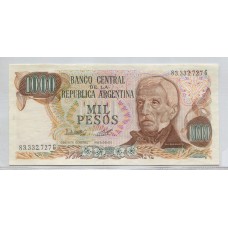 ARGENTINA COL. 652o BILLETE DE $ 1.000 LEY 18.188 SIN CIRCULAR UNC